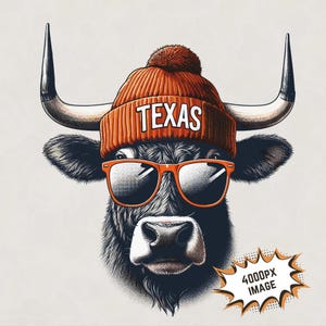 Futebol Longhorn png Texas State Longhorn em gorro laranja futebol Design vestuário sublimação imagem arquivo Download instantâneo