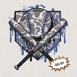 drip baseball png | camo baseball png, Royal blue Baseball design home plate, bat sublimation design tees, hoodies caps print file download