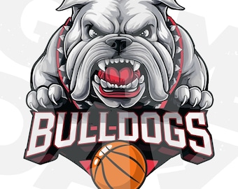 Bulldogs basketball logo png | Bulldogs school mascot png | bulldogs school spirit png | bulldogs sport logo png | Bulldog shirt sublimation