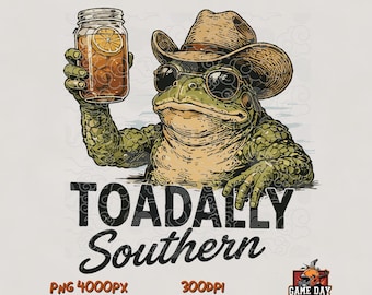Southern Boys Png: Funny Toadally Southern Design Shirt sublimation (Commercial Use)