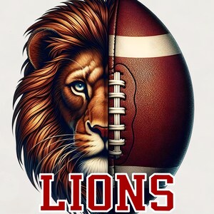 Custom Liberia Tapestry Football Lion Mascot - Red LT15 main image 1