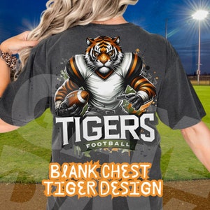 Football Tiger Spirit, png PNGEgg | Shirt tijgergeest, png PNGEgg | T-shirt, mok, hoodie tijger mascotte sublimatieontwerp aanpasbaar met eigen nummer
