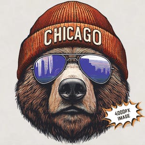 Berenvoetbal, png, voetbal, Chicago, png | Bears Head T-shirt sublimatieontwerp l Bears Bears shirtontwerp afbeelding afdrukbestand