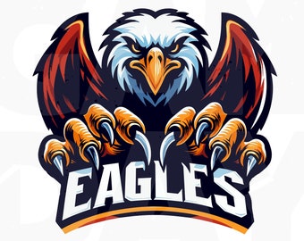 Eagle Shirt PNG | eagles team mascot png l Eagle Spirit PNG | Eagle mascot png SVG | eagle team png | Eagle school spirit.  Instant download