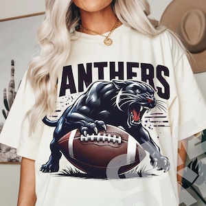 football Panthers Sublimation design l Panthers Football png Panthers Shirt PNG | Panthers mascot png | Panthers Spirit PNG Instant download