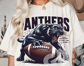 Mascote do futebol americano Panthers PNG: Design de sublimação (download digital)