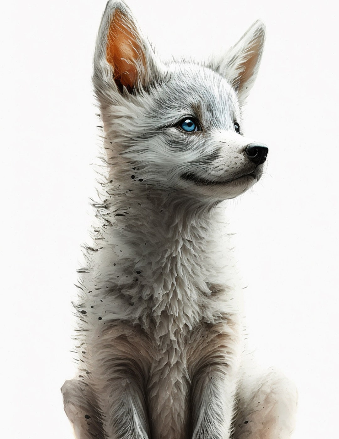 NEW Adorable Dire Pup Prints These Amazing Digital Creations - Etsy