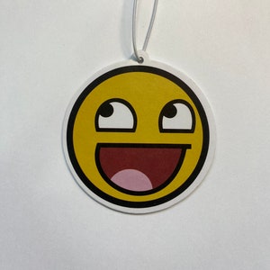Awesome Face, Meme, Smiley - Air Freshener / Fragrance Tree