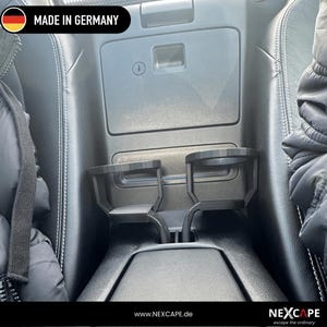 Getränkehalter 2er Set passend für Mazda MX-5 & Fiat 124 Spider • Cupholder Cabrio • Schwarz Grau Weiss • Made in Germany • NEXCAPE Bild 4