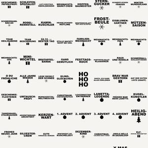 Christmas SVG Bundle German • 104 Plotter Files Christmas Sayings • Christmas Sweater Gift Tags • Cricut Silhouette • Download image 4