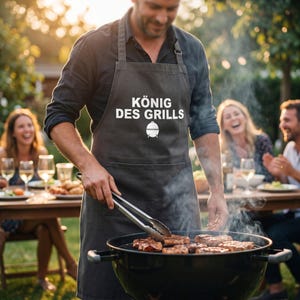 Grill SVG Bundle German • 103 BBQ Sayings Plotter Files • BBQ Apron Gift for Men • Cricut Silhouette • Charcoal Grill Bratwurst Download image 1