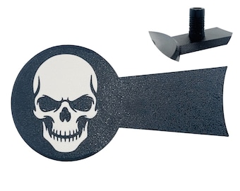 Getriebeabdeckung Skull 1 passend für Benda Napoleon Bob, Rock 125 und 250