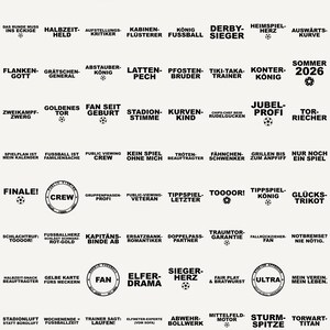 Football SVG Bundle German 2026 • 110 Plotter Files Fan Sayings • Jersey Pennants • Cricut Silhouette • Public Viewing Party Decorations Download image 4