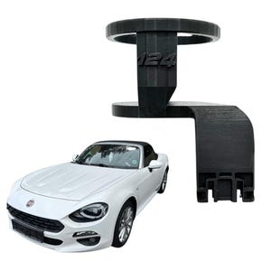 Getränkehalter 2er Set passend für Mazda MX-5 & Fiat 124 Spider • Cupholder Cabrio • Schwarz Grau Weiss • Made in Germany • NEXCAPE Bild 1