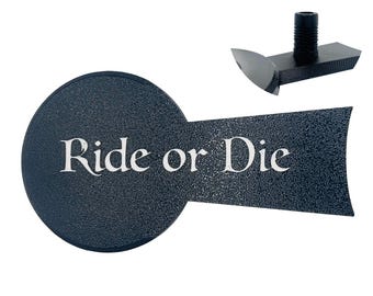 Getriebeabdeckung Ride or Die passend für Benda Napoleon Bob, Rock 125 und 250