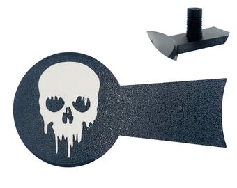 Getriebeabdeckung Skull 2 passend für Benda Napoleon Bob, Rock 125 und 250