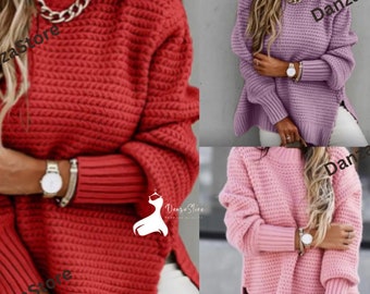 Boho Sweater | ChunkySweater | Warm Sweater | Ladies Sweater | Women Cardigan | Pullover Sweater |  Winter Sweater |  Knit Sweater