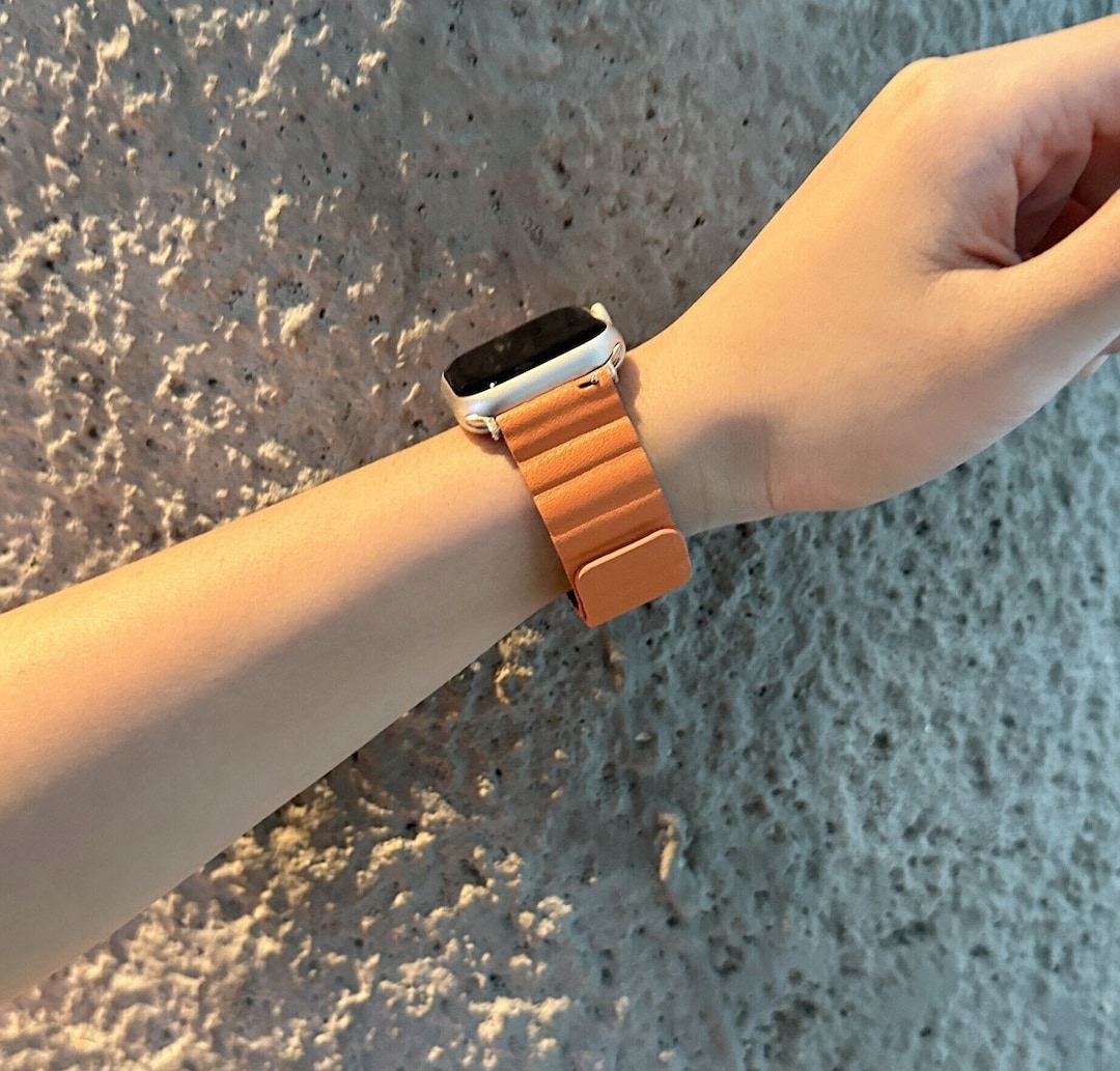 Leather Loop Apple Watch Band, Apple Watch Loop Strap, Genuine