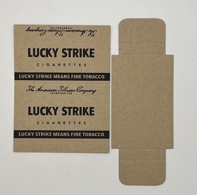 WW2 K Ration Cigarette Packs (chesterfield, Lucky Strike, Old Gold) Reproduction. - Etsy