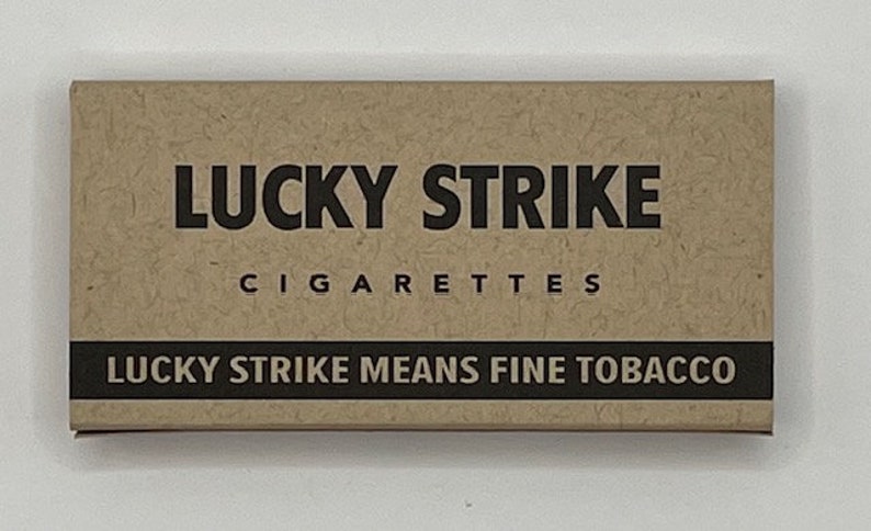 WW2 K Ration Cigarette Packs (chesterfield, Lucky Strike, Old Gold) Reproduction. - Etsy