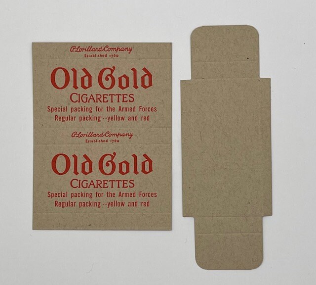 WW2 K Ration Cigarette Packs chesterfield, Lucky Strike, Old Gold Reproduction. - Etsy