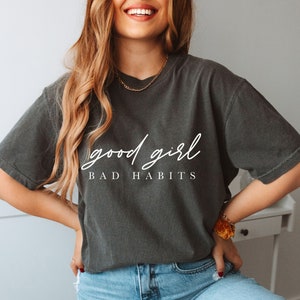 Good girl bad girl sequin t shirt discount