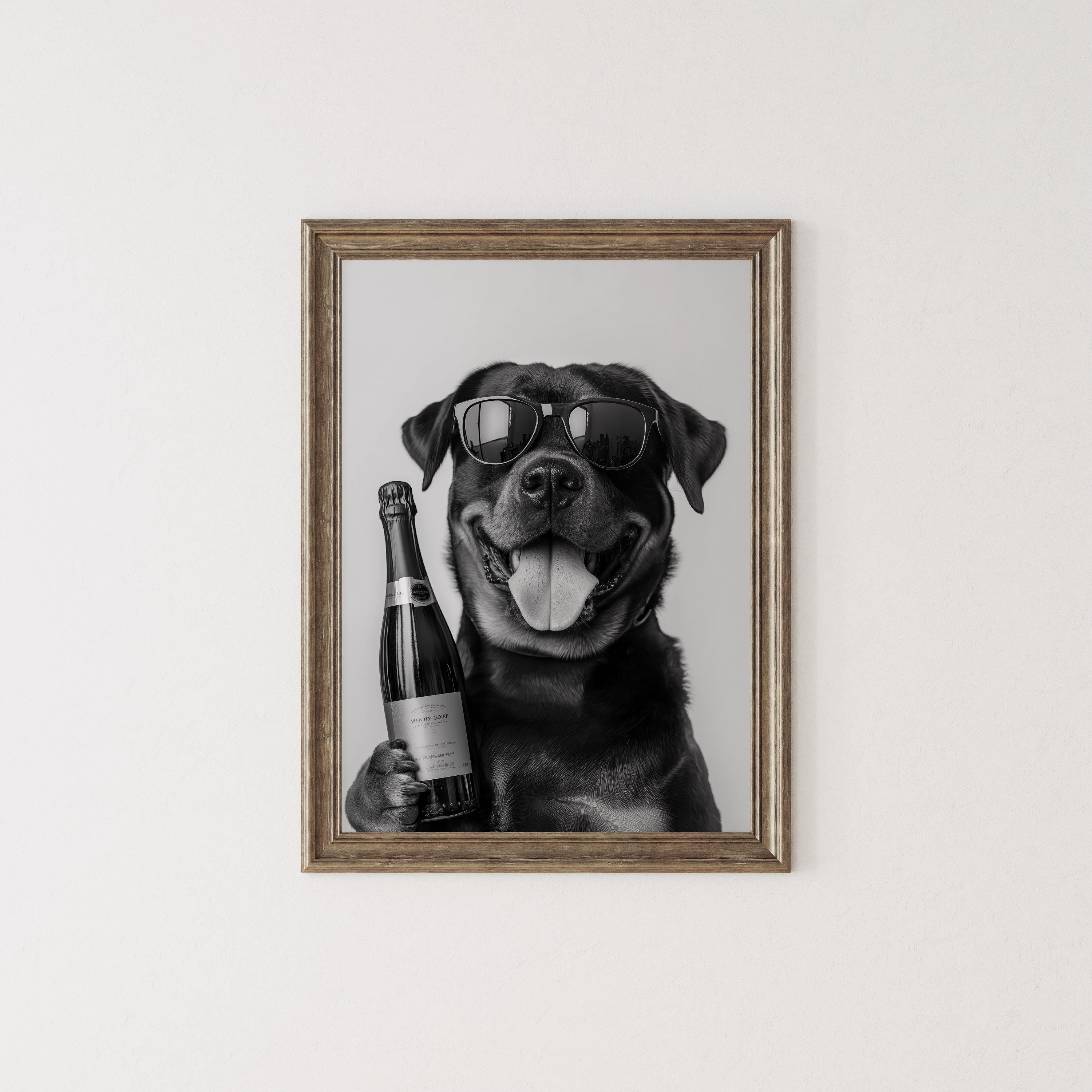 Targa In Metallo ROTTWEILER Cartello Attenti Al Cane Danger