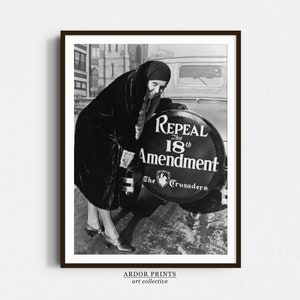Repeal 18th Amendment Poster: Vintage Prohibition Print (Digital Download)