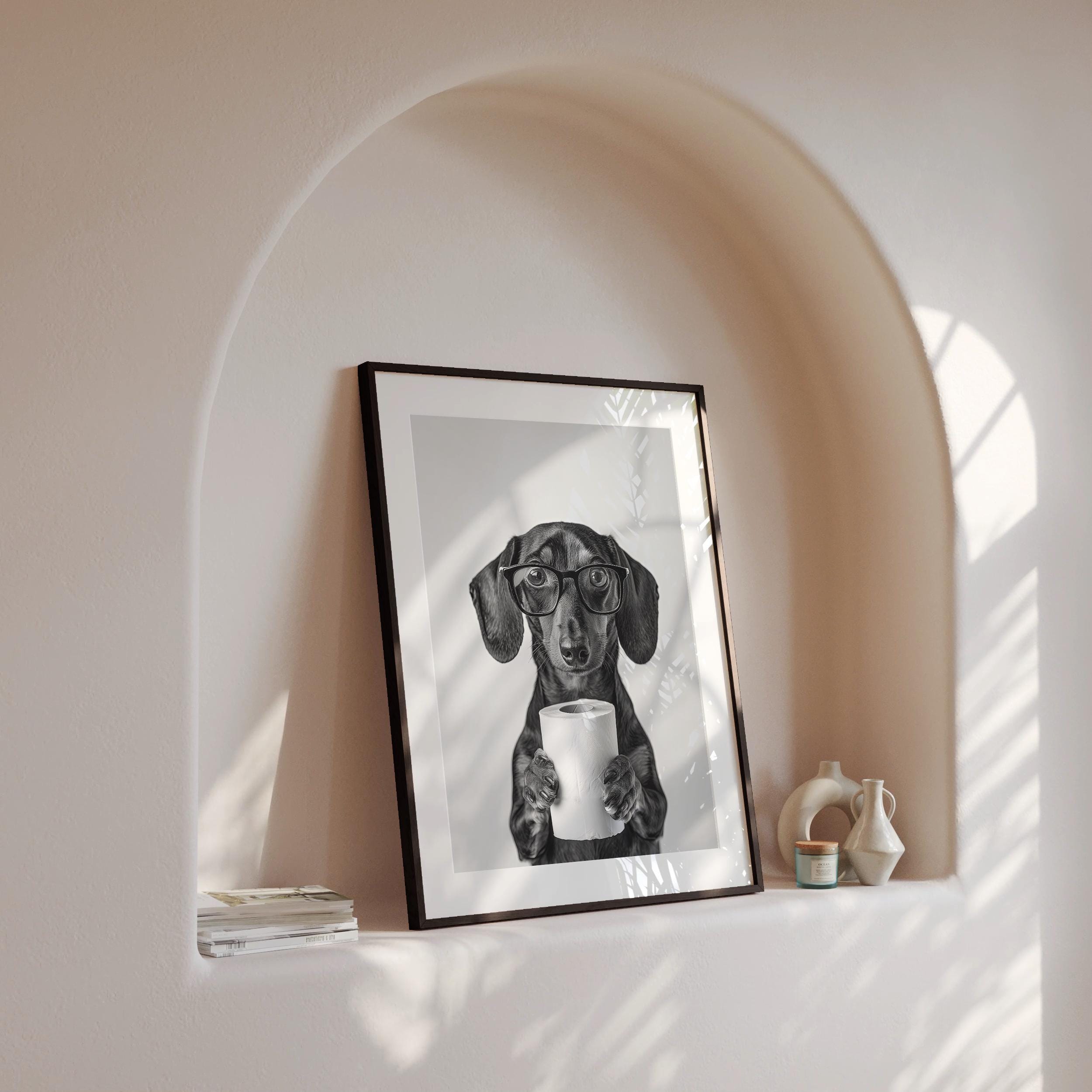 Decorazione da parete - Uso del bagno, Stile vintage