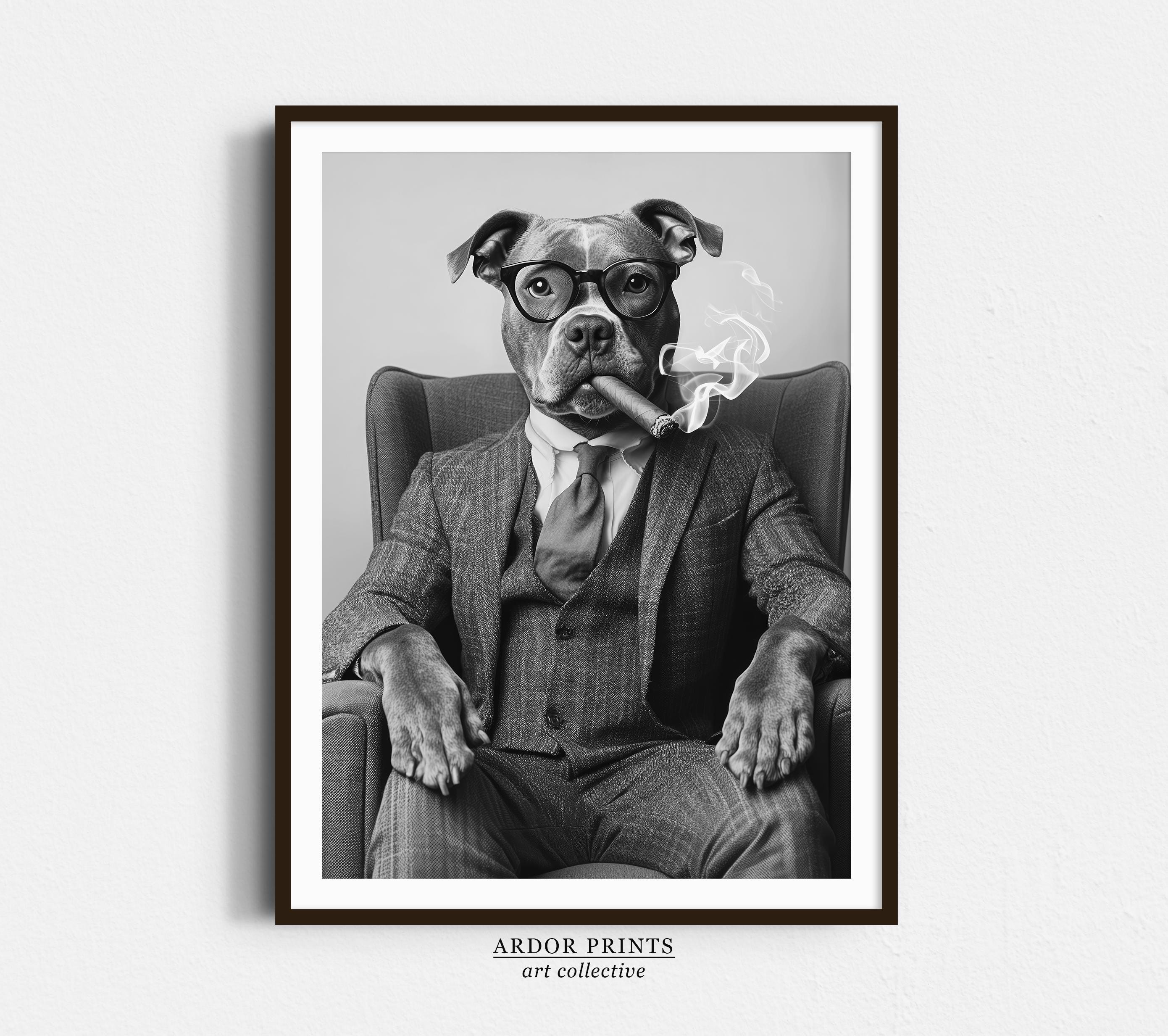 Pitbull smoking sale