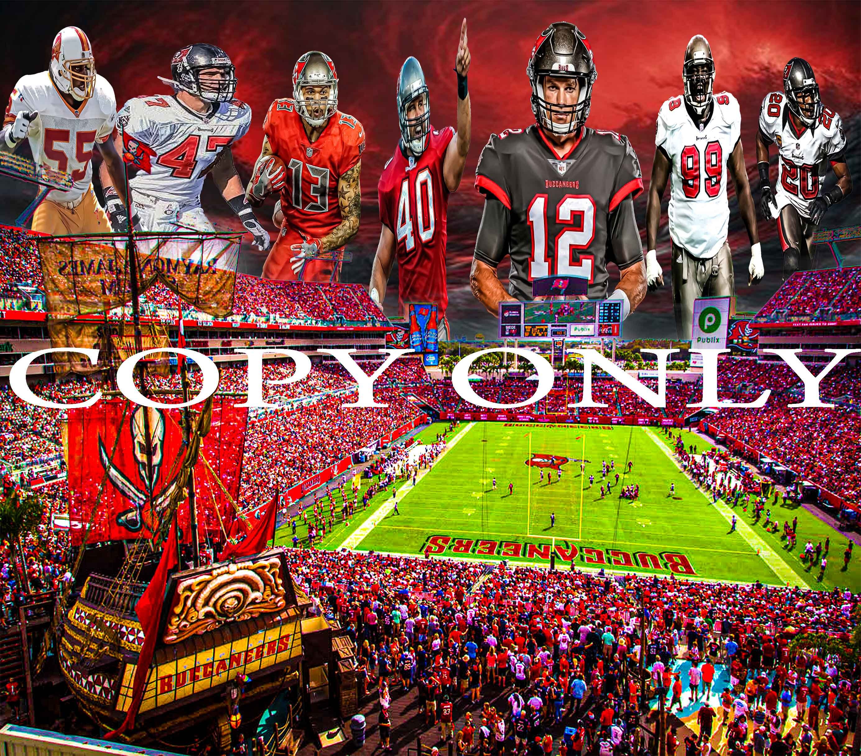20oz Skinny Tumbler Football Wrap, Sublimation Tumbler Wrap,tampa