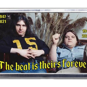 Meat Loaf & Jim Steinman herdenkingskoelkastmagneet