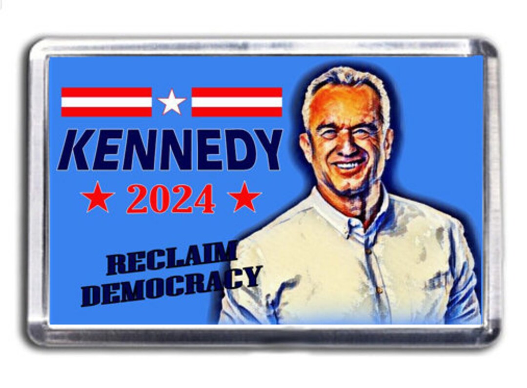 Robert F Kennedy RFK Jnr 2024 Reclaim Democracy Fridge Magnet - Etsy