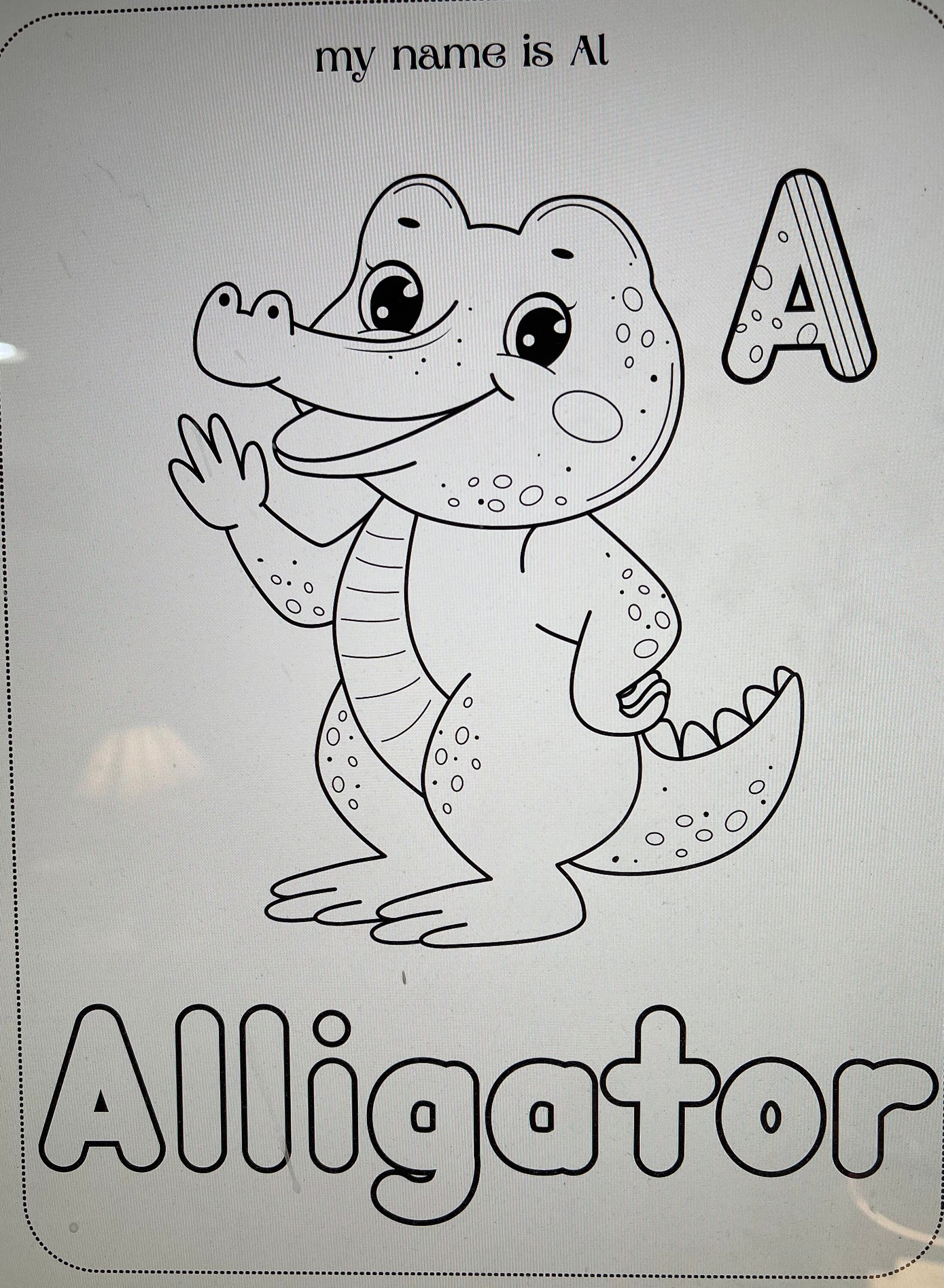 Animal Alphabet Coloring Pages Etsy