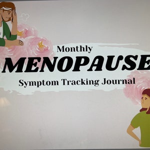 Monthly Menopause Symptom Tracking Journal