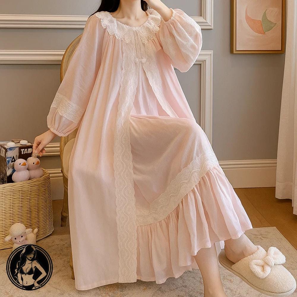 Romantic Night Gowns - Etsy