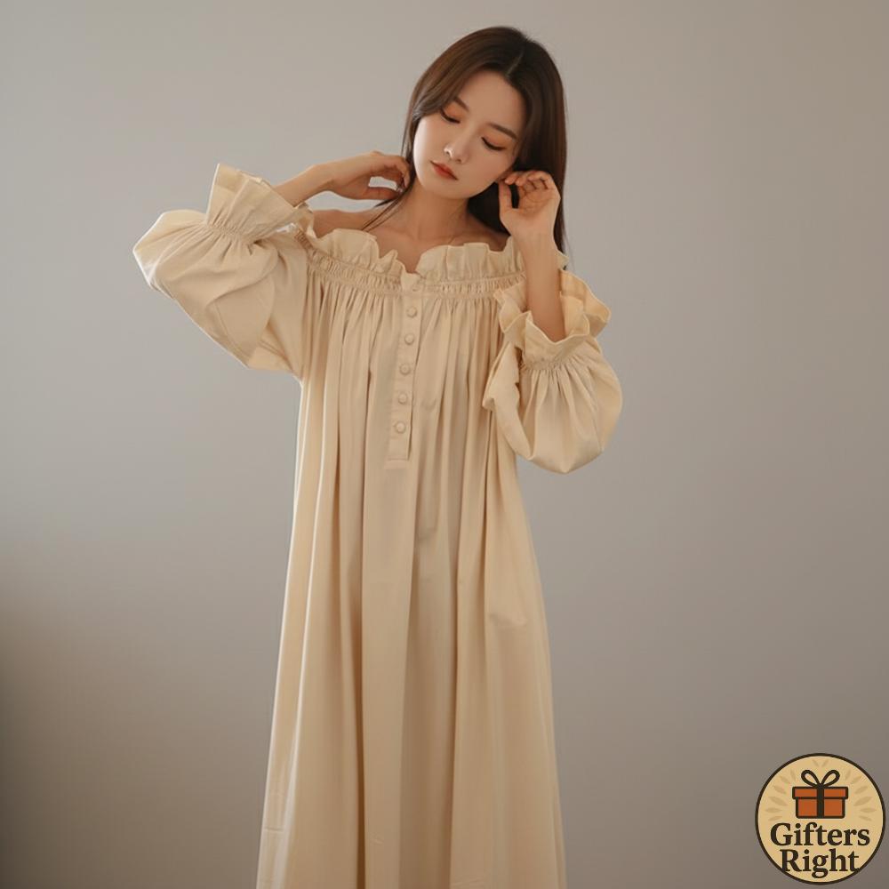 Women's Long Button Front Cotton Robe - Etsy