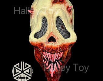 Baraka Ghostface Deluxe Latex Mask Scream Movie Ghostface Mask