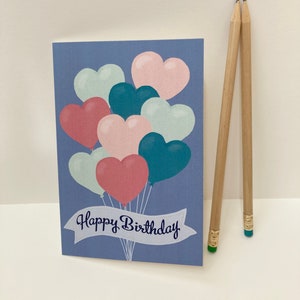 Happy Heart Balloon Birthday