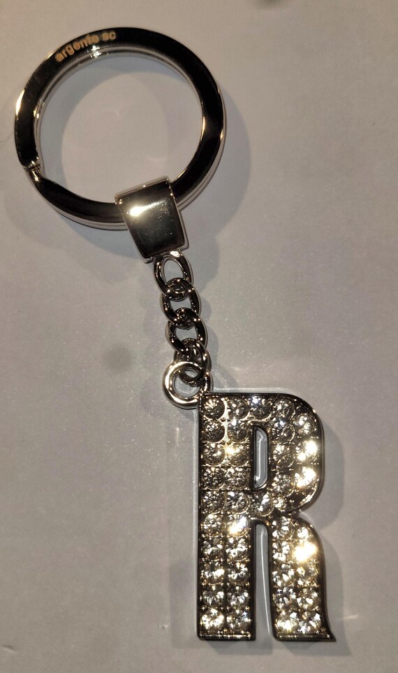 Argento SC Key Chain "R" Silver Tone - image 4