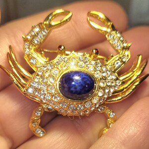 アクセサリー Kenneth Jay Lane Crab Watch Pin Brooch Kenneth Jay Lane Crab Watch Pin Brooch Brand KJL - Etsy
