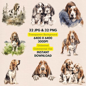 Könnte beinhalten: Ein digitaler Download von 32 hochauflösenden Bildern von Bloodhounds in verschiedenen Posen. Die Bilder sind 6400 x 6400 Pixel groß und haben eine Auflösung von 300 DPI. Sie eignen sich perfekt für die Verwendung in digitalen und Druckprojekten.