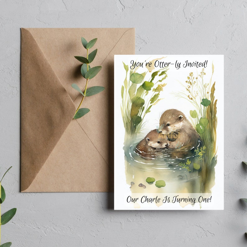 Baby Otter & Mom in River Clipart Bundle 19 Instant Digital - Etsy