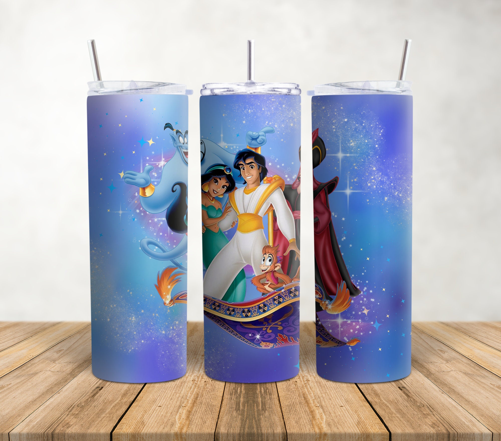 Aladdin 20oz Skinny Tumbler Design Template, PNG Digital Download - Etsy