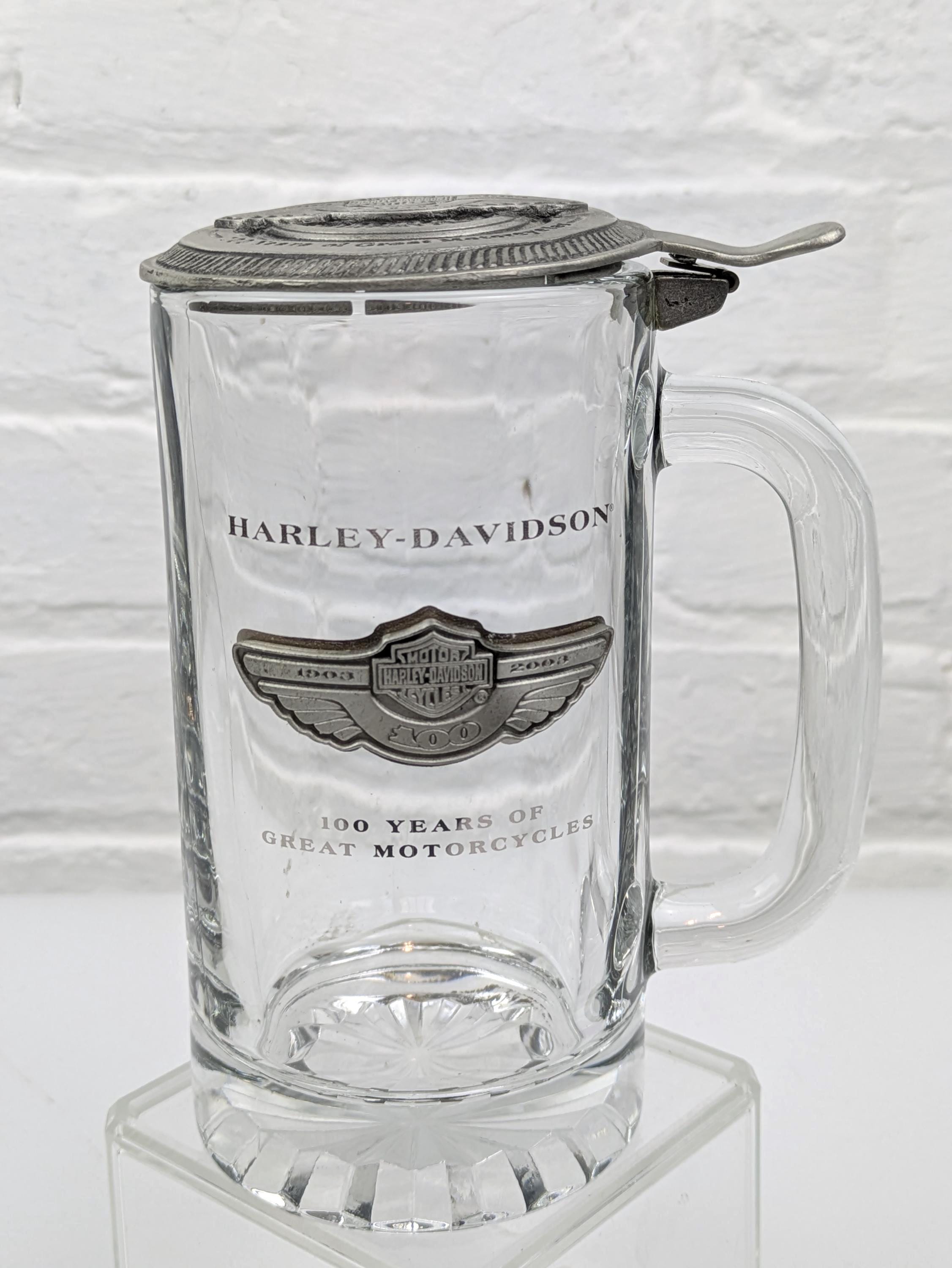 Harley Davidson Beer Glass - Etsy