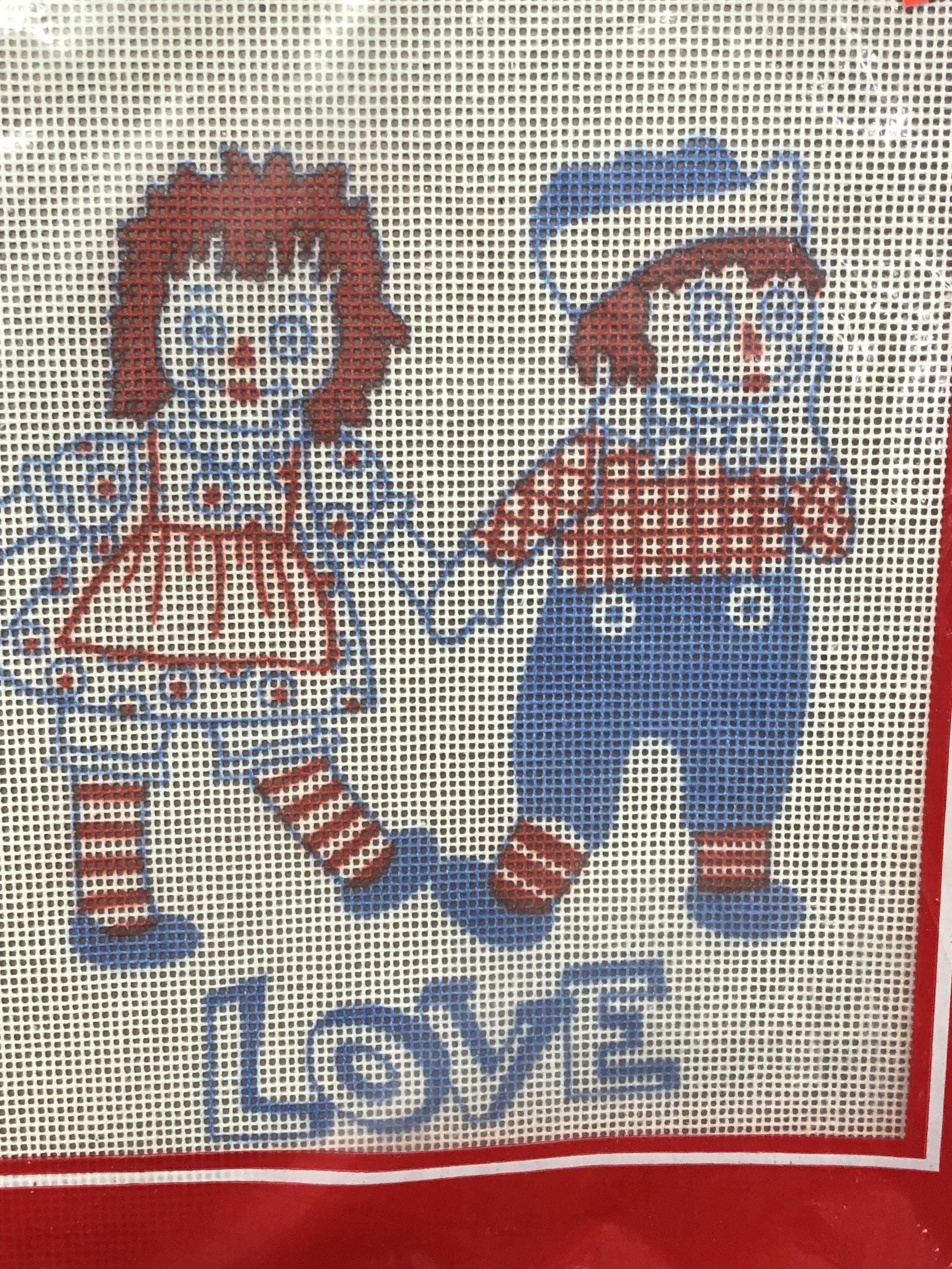 Raggedy Ann Needlepoint - Etsy