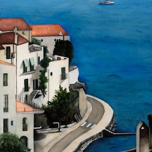 Cadaques Village Print