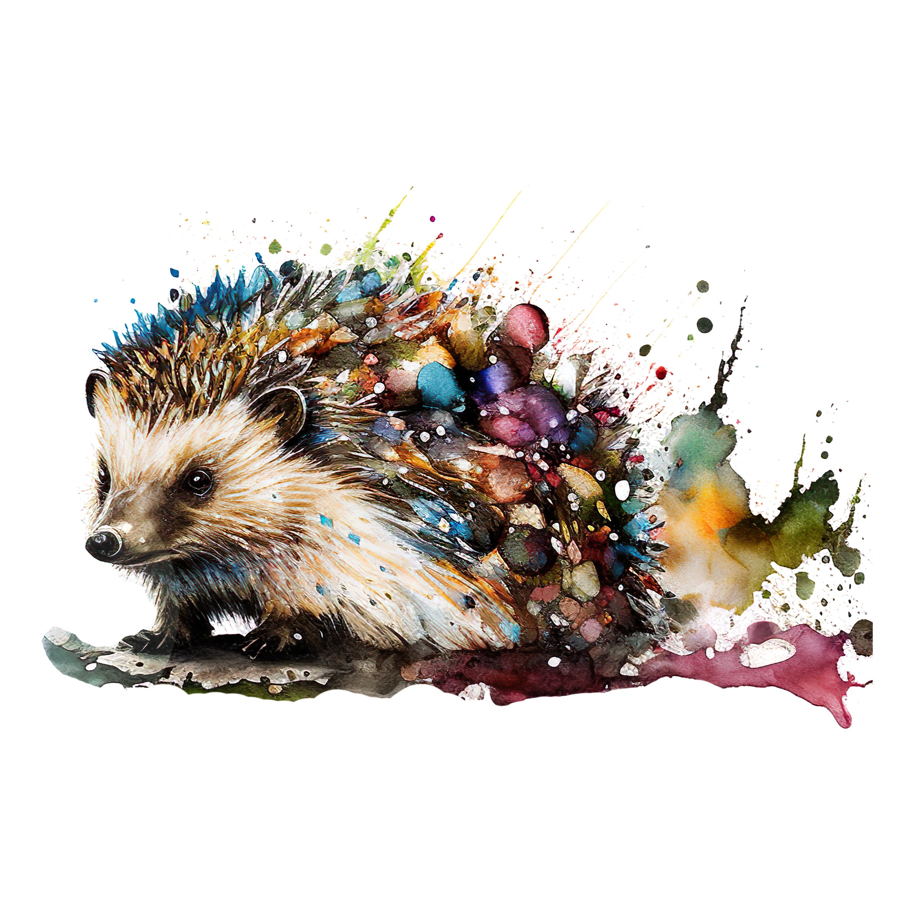 Igel Aquarell digitale Downloads Igel Clipart Igel PNG Etsy.de