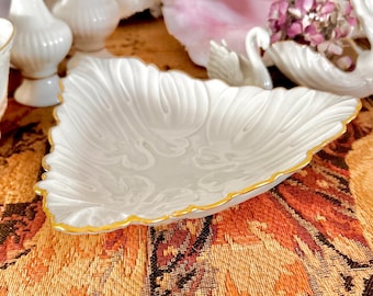 Vintage Lenox Dishes-24k Gold Trim Cream Color Fine Porcelain Serve-ware