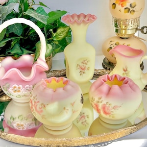 レア！フェントンFentonウランガラス ヴァセリンビンテージUSAアートガラス Fenton フェントン ヴァセリンガラス ウランガラス USA